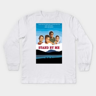 Stand By Me- Movie Poster Design Kids Long Sleeve T-Shirt